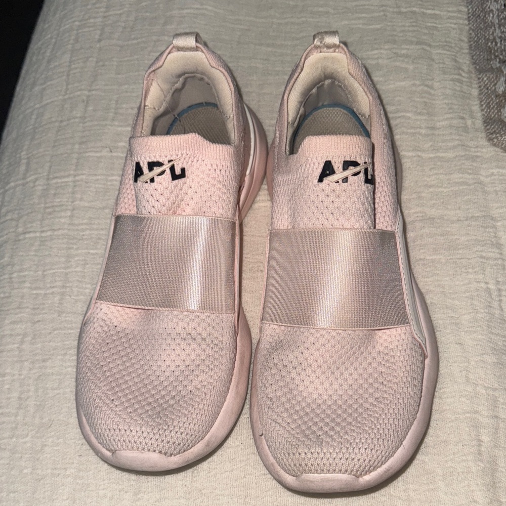 Gently used APL light pink shoes - size 6